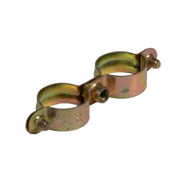 PINCE DOUBLE EN ACIER CHROMÉ 422D 20X22 PAR 50ST