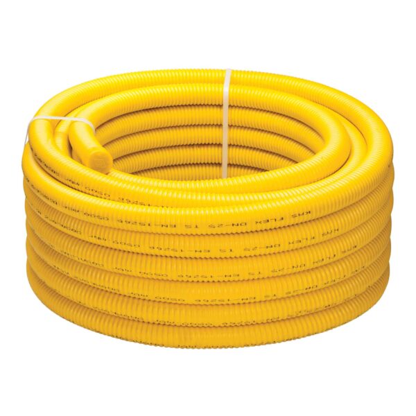 TUYAU DE GAZ FLEXIBLE EN ACIER INOXYDABLE DN32X25M AVEC GAINE