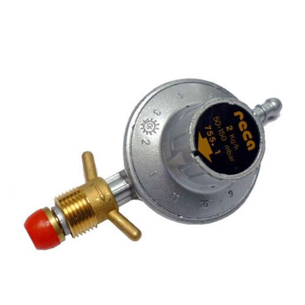 RÉGULATEUR DE BOUTEILLE 11 POSITIONS 50150MBAR Q2KG/H TUYAU POL S5249