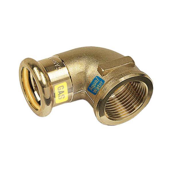 COUDE AQUAGAS AVEC FILETAGE FEMELLE 35X11/4