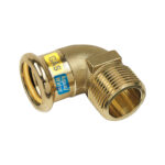 COUDE AQUAGAS AVEC FILETAGE MÂLE 35X11/4