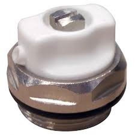 RADIATORPLUG MET DRAAIENDE KOP EN ONTLUCHTER 043 1/2