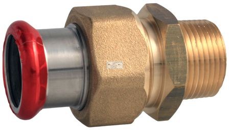 PRESSE JOINT PLATTE RACCORD 'M' ACIER GALVANISÉ 3/4M.X22 C64QELBP