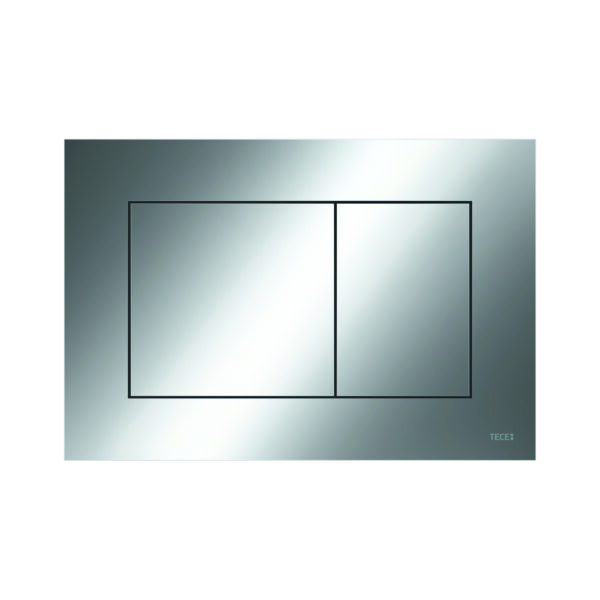 TECENOW WC FLUSH PLATE - DUAL FLUSH - GLOSSY CHROME