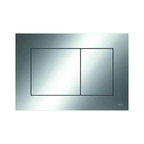 TECENOW WC bedieningsplaat - DUAL FLUSH - GLOSSY CHROME
