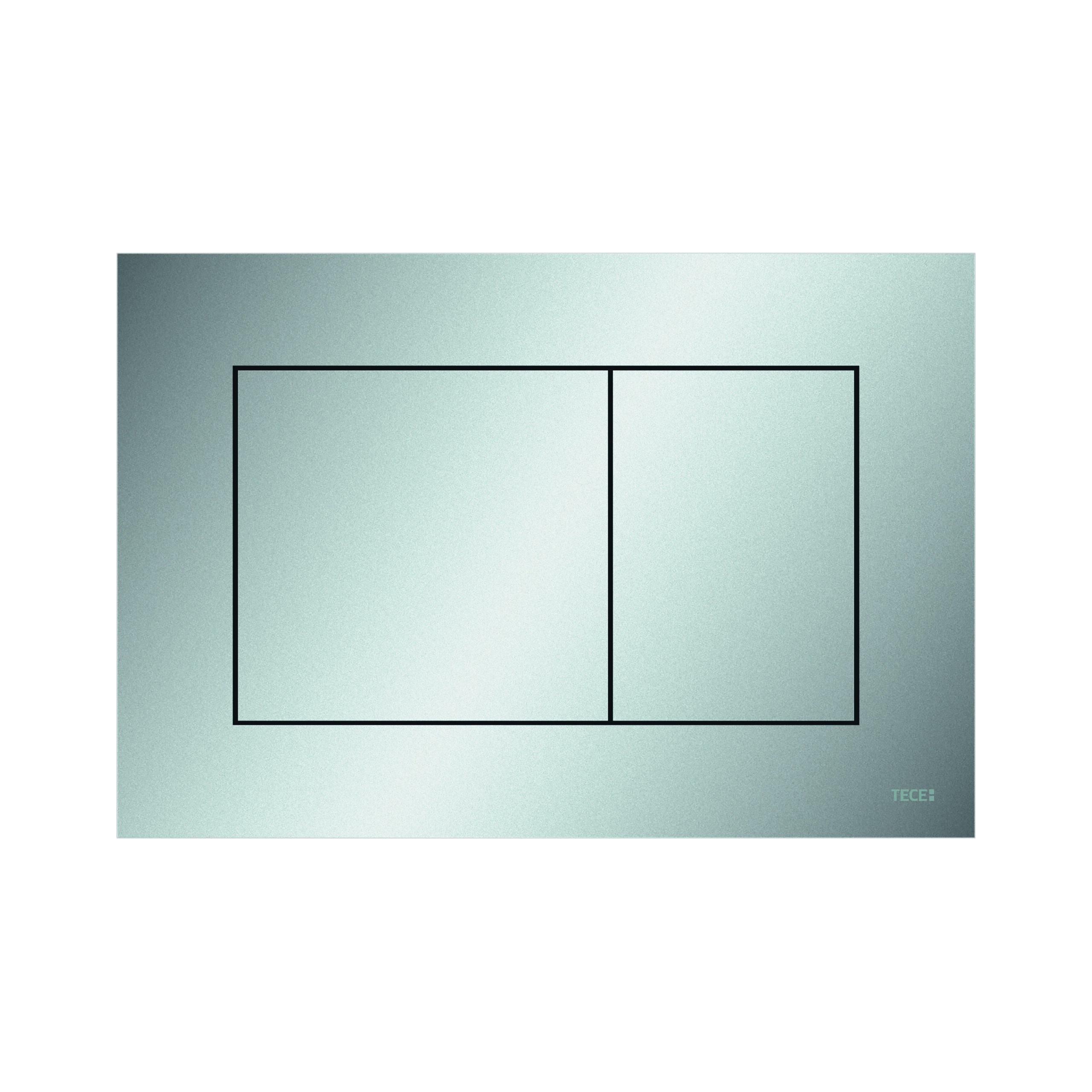 TECENOW WC-BEDIENINGSPLAAT - DOUCHE SPOELTECHNOLOGIE - MAT CHROOM