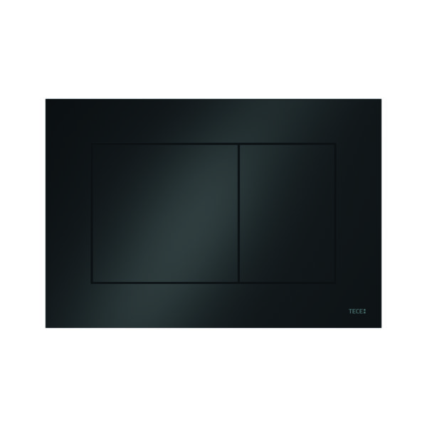 TECENOW WC FLUSH PLATE - DUAL FLUSH - GLOSSY BLACK