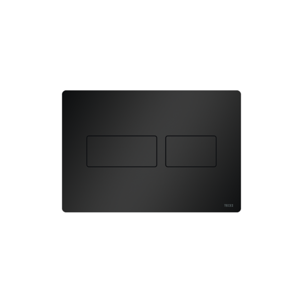TECESOLID WC-BEDIENINGSPLAAT VOOR DUOSPOELTECHNIEK, MAT ZWART