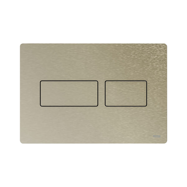 TECESOLID WC FLUSH PLATE - DUAL FLUSH - BRUSHED NICKEL