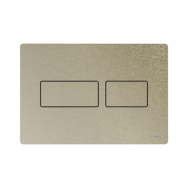 TECESOLID WC bedieningsplaat - DUAL FLUSH - BRUSHED NICKEL