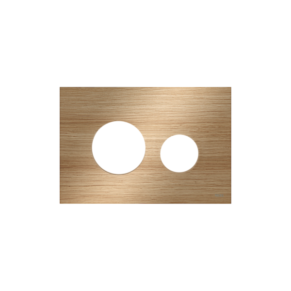 TECELOOP FRONTPLAAT VOOR WC-BEDIENINGSPLAAT, EIKENHOUT