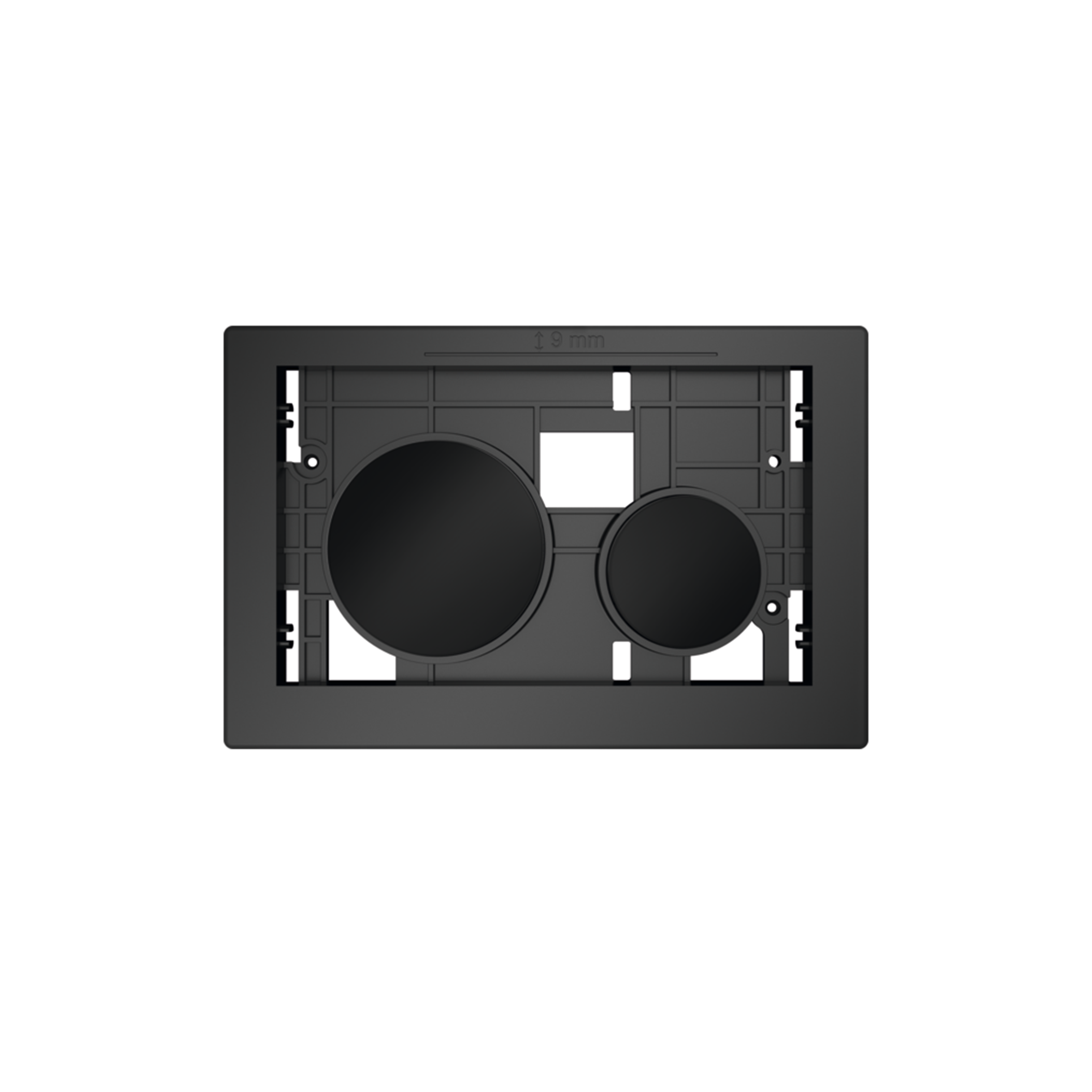 9240619_9240667-1.png TECELOOP BEDIENINGSELEMENT VOOR WC-BEDIENINGSPLAAT, TOETSEN ZWART - Image 1