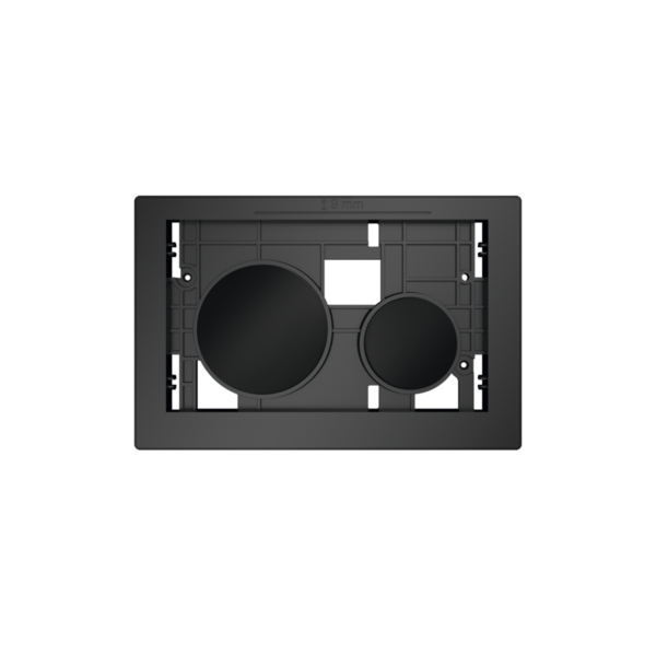 TECELOOP CONTROL ELEMENT FOR WC FLUSH PLATE, BUTTONS MATT BLACK