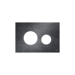 TECELOOP FRONTPLAAT VOOR WC-BEDIENINGSPLAAT, LEISTEEN PLAAT