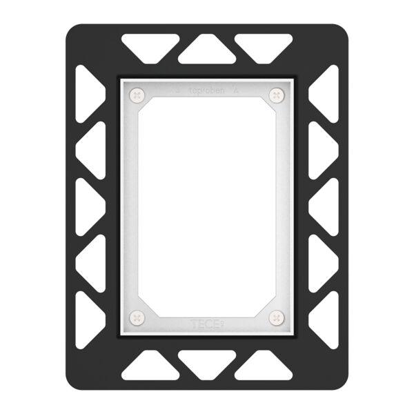 TECEFILO URINOIR-INBOUWRAAM VOOR VLAKKE INBOUW - GLANZEND CHROOM