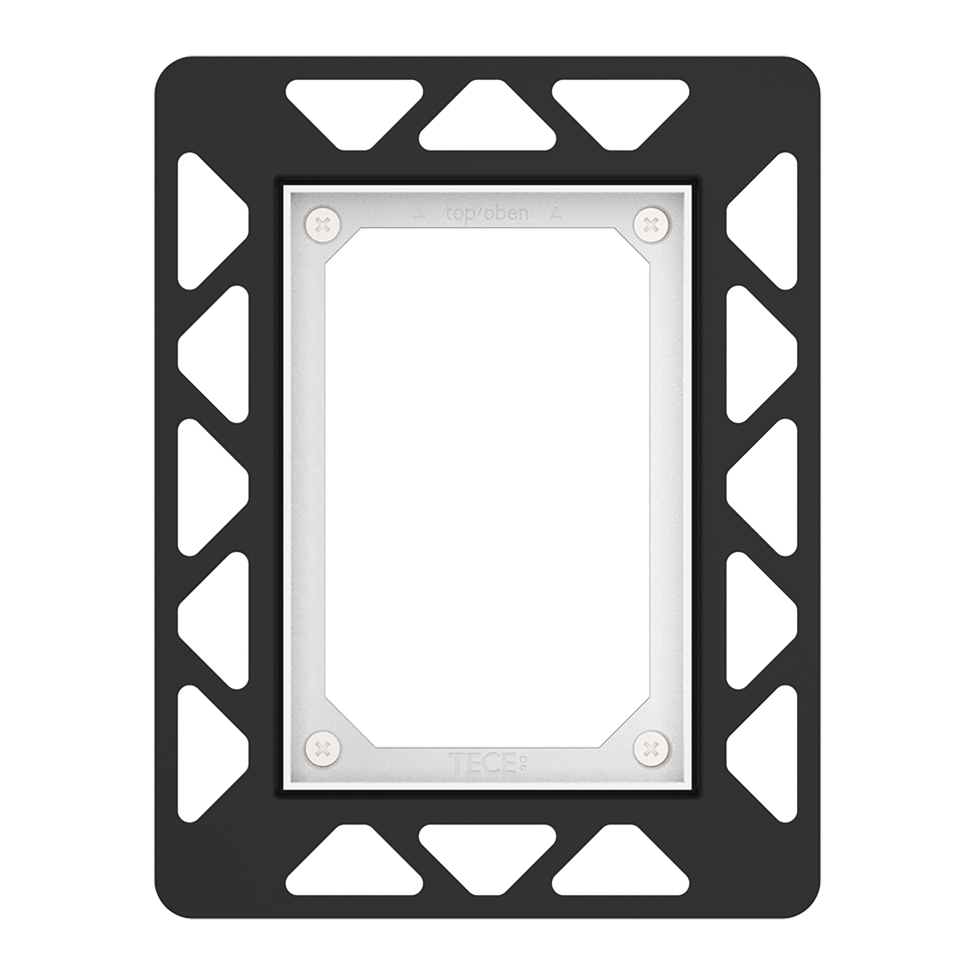 9242040_a.jpg TECEFILO URINOIR-INBOUWRAAM VOOR VLAKKE INBOUW - GLANZEND CHROOM - Image 1