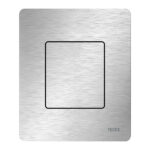 TECESOLID URINOIRBEDIENINGSPLAAT INCL. CARTOUCHE - GEBORSTELD RVS (MET ANTI-VINGERPRINT)