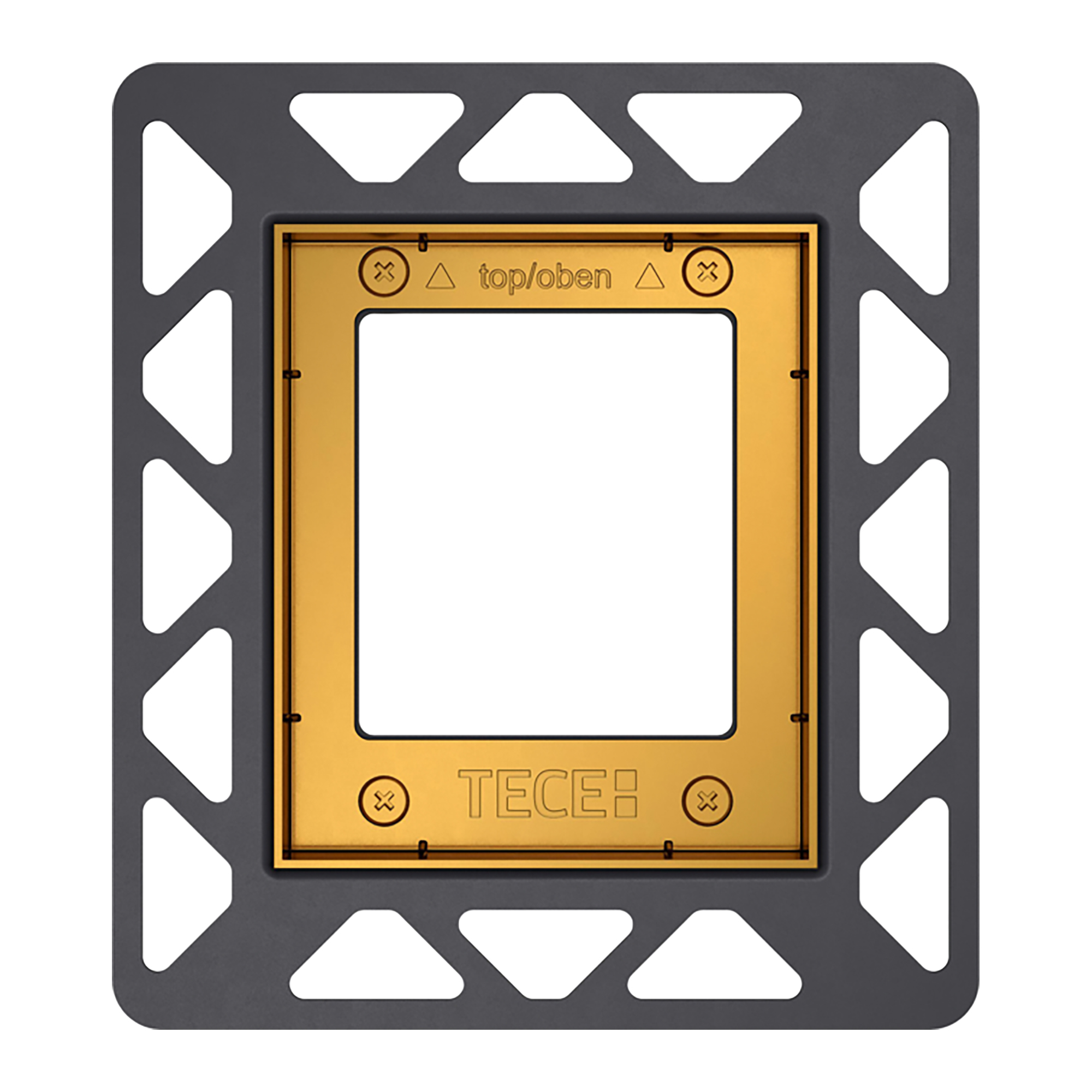 9242648-2.jpg TECE URINOIRINBOUWRAAM VOOR VLAKKE INBOUW - VERGULD – Image 1