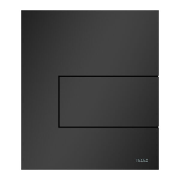 TECESQUARE URINOIR-BEDIENINGSPLAAT VAN METAAL INCL. CARTOUCHE - MAT ZWART