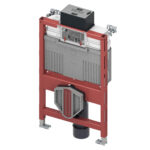 TECEBASE WC CONCEALED FRAME WITH CISTERN + TECENOW FLUSH PLATE MATTE BLACK - Image 8