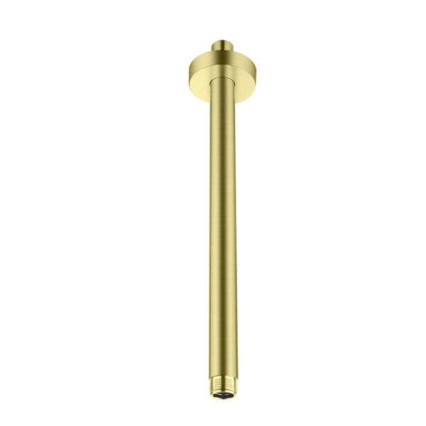 RAINSHOWER SHOWER ARM CEILING - UNIVERSAL - 30 CM - BRUSHED GOLD