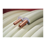 AIRCO KOPEREN BUIS DUBBEL MET ISOLATIE-ZONDER KOPPELINGEN 1/4 - 3/8 20M