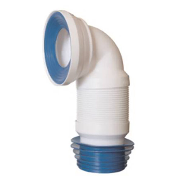 ALONI FLEXIBELE WC-AANSLUITING BOCHT 90° CONISCHE AANSLUITING Ø90-110