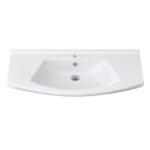 ALONI ALECO CERAMIC WASHBASIN (85CM) - WHITE