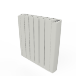 RADIATEUR ÉLECTRIQUE MUR ALUMINIUM AVEC PRISE ET TÉLÉCOMMANDE BLANC 2000W - 580X1080MM