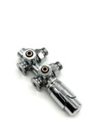 ERFU RADIATOR VALVE - DESIGN - THERMOSTATIC - WALL AND FLOOR CONNECTION - 1/2MX16/2 M30 - STAINLESS STEEL BRUSHED CHROME - Image 3