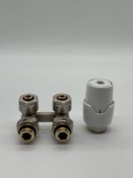 ERFU H-BLOCK AANSLUITSET VOOR WANDAANSLUITING MET THERMOSTATISCHE KOP M30-1/2M-16/2 - Afbeelding 3