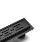 ALONI SHOWER DRAIN – WITH GRATE – COMPLETE – 60CM – MATTE BLACK – Image 2