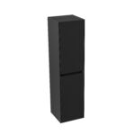 ALONI HAYAT HIGH CABINET - 2 DOORS - HANDLELESS - SOFT CLOSE - REVERSIBLE - 35X135X35 CM - MATT BLACK