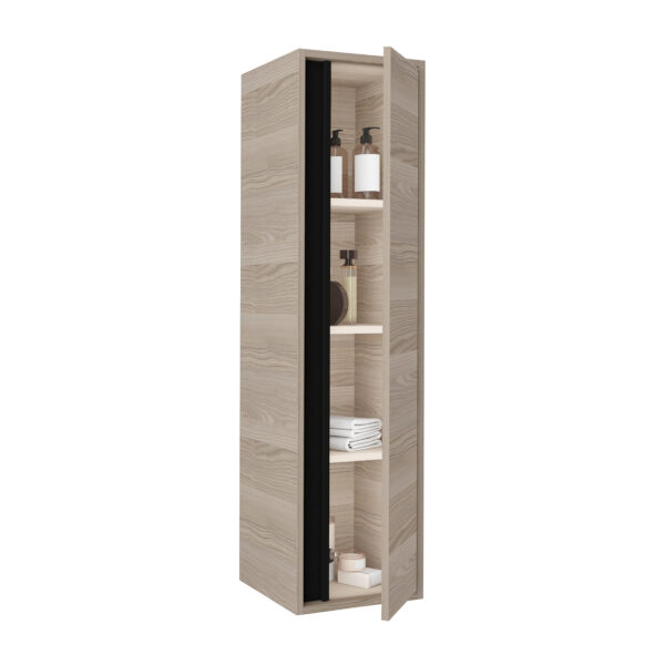ALONI SHARP COLUMN CABINET (135CM) - HAZELNUT