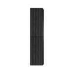 BEGONIA HIGH CABINET - 2 DOORS - HANDLELESS - SOFT CLOSE - REVERSIBLE - 35X160X35 CM - BLACK OAK