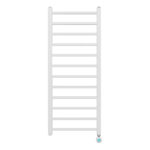 BELRAD ELECTRIC TOWEL DRYER - WITH DIGITAL, PROGRAMMABLE THERMOSTAT - CONNECTION RIGHT - 413W - 1200X500 MM - WHITE