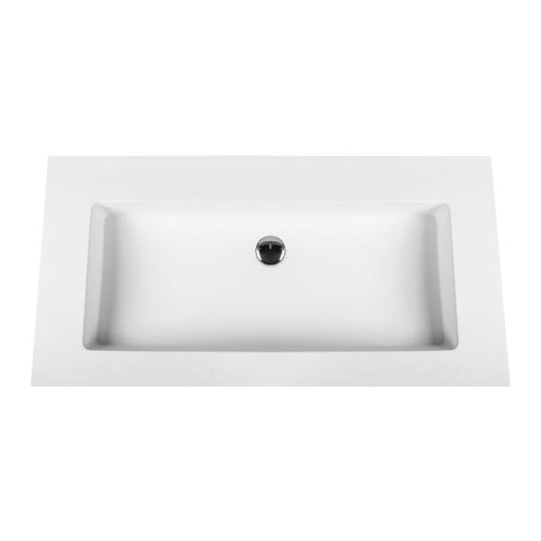 ALONI VASTE WASTAFEL ZONDER KRAANGATEN (60CM) - WIT