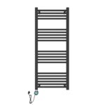 TOWEL RADIATOR ELECTRIC ON 220V MATTET BLACK 27 BAR 1600X500 - 700W - Image 2