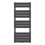 RADIATEUR SÉCHEVETTE RACCORD CENTRAL NOIR 1200X500-593W