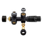 SET DE RACCORDEMENT MILIEU MUR NOIR M30X16/2