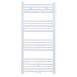 BELRAD HANDDOEKDROGER - LINKS-RECHTS/MIDDENAANSLUITING - 458 WATT - 1200X400CM - GLANZEND WIT