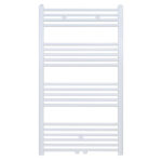 BELRAD HANDDOEKDROGER - LINKS-RECHTS/MIDDENAANSLUITING - 616 WATT - 1200X600CM - GLANZEND WIT