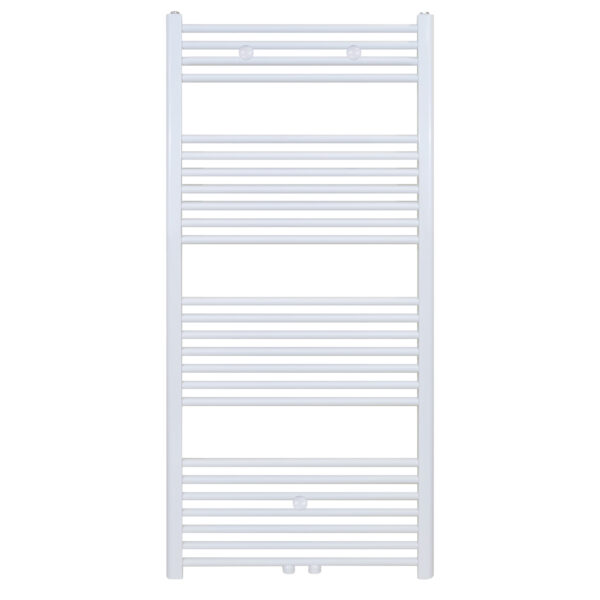 RADIATEUR SÈCHE-SERVIETTES BELRAD - CONNEXION GAUCHE-DROITE/CENTRE - 754 WATTS - 1400X600CM - BLANC BRILLANT