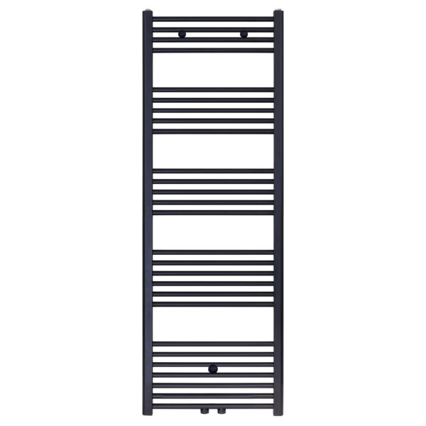BELRAD HANDDOEKRADIATOR - LINKS-RECHTS/CENTRUM AANSLUITING - 828 WATT - 1600X600CM - MAT ZWART