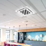 AUX CASSETTE AIRCO - PLAFOND UNIT- KOELEN EN VERWARMEN - WIFI 12000BTU - 3,5KW - R32 - WIT - Image 4