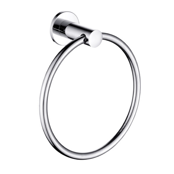 ALONI Anneau porte-serviettes 16CM Chrome