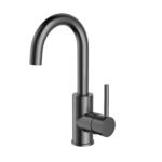 ALONI ENSY WASH BASIN MIXER WITH ROTATABLE SPOUT - Gunmetal GREY