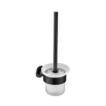 ALONI TOILET BRUSH WITH HOLDER - MATT BLACK