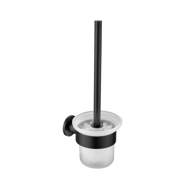 ALONI TOILET BRUSH WITH HOLDER - MATT BLACK