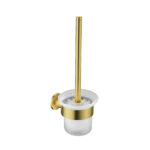 ALONI TOILET BRUSH WITH HOLDER - BRUSHED GOLD